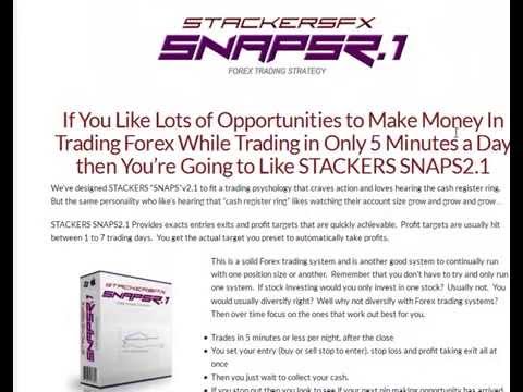 STACKERSFX SNAPS21 Forex Trading System