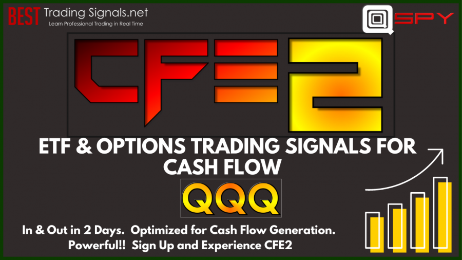 CFE2 QQQ Trading Signals with the CFE2 Cash Flow System