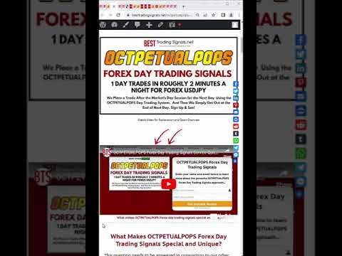 New OCTPETUALPOPS Powerful Forex Day Trading Signals in 2 Minutes a Night