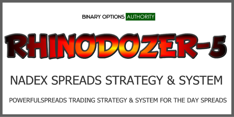 RHINODOZER5 NADEX Spreads Day Trading System