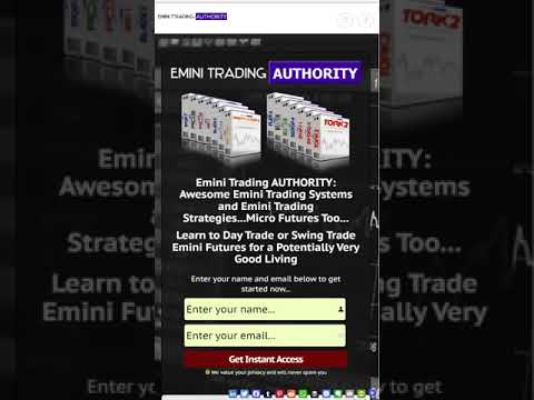 Come Join Our Free Emini Trading AUTHORITY Newsletter and Start Learning