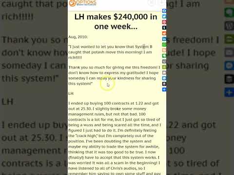 Part 4 LH makes $240,000 in one week with Options Weekly Paychecks System B v1 0