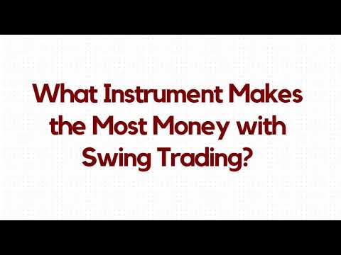 What Instrument Makes the Most Money with Swing Trading?