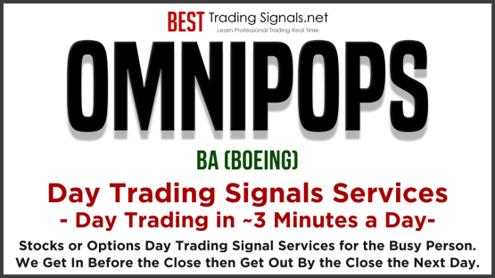 OMNIPOPS Options Day Trading Signals Service on BA