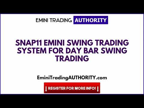 SNAP11 Emini Swing Trading System for Day Bar Swing Trading