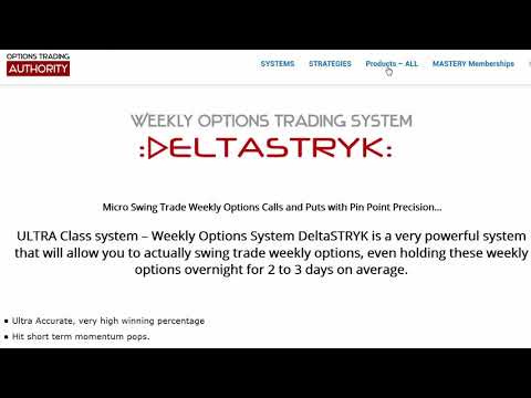 DELTASTRYK Weekly Options Trading System Review and Overview